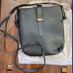 Black Vegan Leather Bucket Bag Photo 5