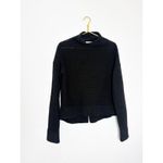 Brochu Walker Black Chunky Knit Sweater Size Medium Linen Cotton Quiet Luxury Photo 3