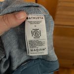 Athleta  Retreat 100% Linen Wide Leg Pant in blue size 16 NWT Photo 6