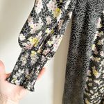 Cinq à Sept Cinq a Sept Black Mixed Floral Jessica Midi Dress sz 2 $425 Photo 9