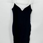 Abercrombie & Fitch Abecrombie & Fitch Dress Women S NWT Navy Blue White Sleeveless Bodycon Photo 0