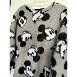 Disney ‎ Mickey Mouse Adult XL Fuzzy Fleece Sleepwear Sweatshirt Photo 1