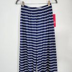 Sunny Leigh Sunny Leight Navy and White Pull-on Pants NWT Size Small Nautical Stripe Pants Photo 2