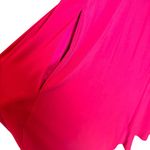 Jessica Howard Size 16 Midi Lined V-Neck Wrap Top Short Sleeve Dress Pink Photo 4