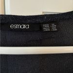 Esmara‎ dressy dress. Bright silver thread throughout. Black Size L Photo 1