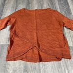 Moth Anthropologie Terracotta Knit Top; Small Women’s Orange Photo 0