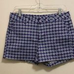Gap Khakis By Womens 3 Inch City Short Shorts Size 4 Red White Blue Floral Photo 0