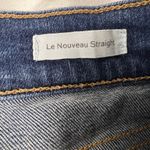 frame denim  Le Nouveau Straight Mid Rise Cuff Detail Cropped Jeans Size 27 Photo 7