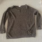 Umgee Oversized Distressed Sweater Photo 3