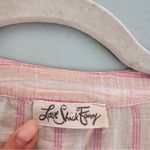 Love Shack Fancy Striped Embroidered Blouse Photo 5
