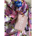 NWT Cras Lilicras Dress Daisy Floral Puff Sleeves Pink Purple Midi Copenhagen Photo 2