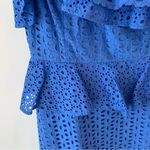 Lilly Pulitzer NWT Coastal Blue Oval Flower Petal Eyelet Josey Dress 6 Photo 9