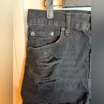 Aeropostale  Distressed Black Denim Mom Shorts Photo 3