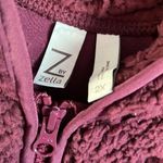 Zella  Faux Shearling Zip Up Photo 3