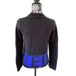 Calvin Klein Heavyweight High Collared Tight Knit Sweater Logo Winter Fall Design Photo 3