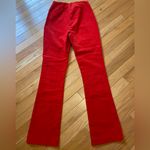 Tuckernuck  Vibrant Red Flare Leg Jeans Photo 1