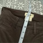 L'Agence  Piper High Rise Skinny Ankle Buttons In Espresso Coated Size 25‎ Photo 9
