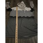 Nike Pro Dri Fit Black and Gray Printed Hoodie size Large Photo 2