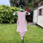 Good American  Angled Rib High Neck Bodysuit Size 3 / US L Photo 4