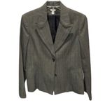 Apt. 9  Gray Plaid‎ Blazer Size M Business Career Work Office Photo 2