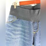 Motherhood M Flare Jeans Dark Blue Denim Photo 4