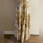 KSP India Pvt Ltd Tie Dye Crochet Eyelet Maxi‎ Dress Small Photo 3