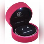 Giani Bernini Tennis BRACELET & Stud EARRINGS Set Sterling Silver & CZ Solitaire Photo 2