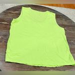 Chico's Chico’s Lunula Bright Green Layered Tank Top - Sz 2 - EUC Photo 5