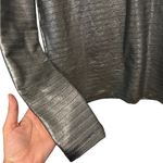 ASOS  grey silver long sleeve tunic shirt size medium Photo 2