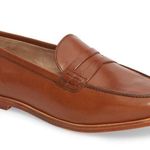 J.Crew  Ryan Penny Loafer Brown Leather Flats 7.5 Photo 0