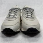 P448 Cancun Sneakers Metallic Silver Leather Low Top Casual Shoes Size 40 Photo 2