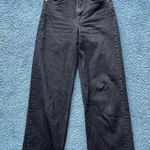 Reformation Black Frayed Hem Jeans Size 26 Photo 0