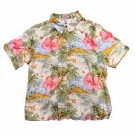 Jamaica Bay Hawaiian Print Shirt Size L Photo 0