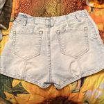 Tinseltown  High Waist Light Blue Denim Shorts Photo 3