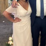 Azazie Blushing Pink Bridesmaids Dress Photo 6