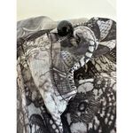 Eyelash Couture L Black White Gray Floral‎ Print Mini Dress Size L Photo 12