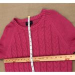 Lands' End Lend’s End Drifter Hot Pink Sweater Large 14/16 Long Sleeve Pullover Round Neck Photo 7
