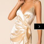 superdown Lennie Wrap Dress Champagne Photo 2