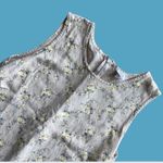 Old Navy Vintage 90s  pale yellow floral linen blend sundress 🔥 Photo 2