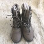 JustFab Felixa Women’s Lace up Bootie in gray size 9.5 Photo 1