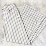 frame denim FRAME Le Palazzo Crop Jeans Sage Multi Stripe Size 27 Photo 3