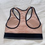 Calvin Klein Performance Padded Sports Bra Blush Light Pink & Black Photo 3
