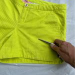 Lilly Pulitzer Ricky Adie lime green textured shorts sz 2 Photo 4