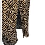 Seafolly Australia Women's Small Sleeveless Black White Tribal Boho Maxi Dress Photo 8