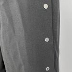 ZARA Black Snap Off Buttons Wide Baggy Leg High Waist Trousers Pants Size XS Photo 4