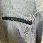 Guess Los Angeles 1981: Limited Edition Gray Button Down Denim Shirt Size s Photo 14