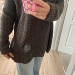 Umgee Oversized Distressed Sweater Photo 1