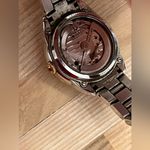 Bulova  Diamond Rare Ladies Automatic Watch Sutton Two-Tone Rose-Gold Bracelet Photo 8