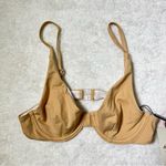 Pretty Little Thing NWT Nude Underwire Swim Bikini Top Photo 2