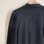 Zac Posen Structured Knit Blazer Black size M Photo 4